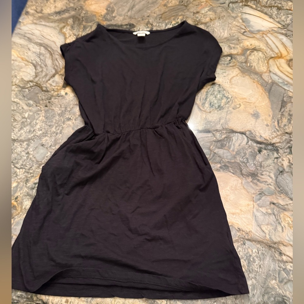 H&M black t shirt dress size XS